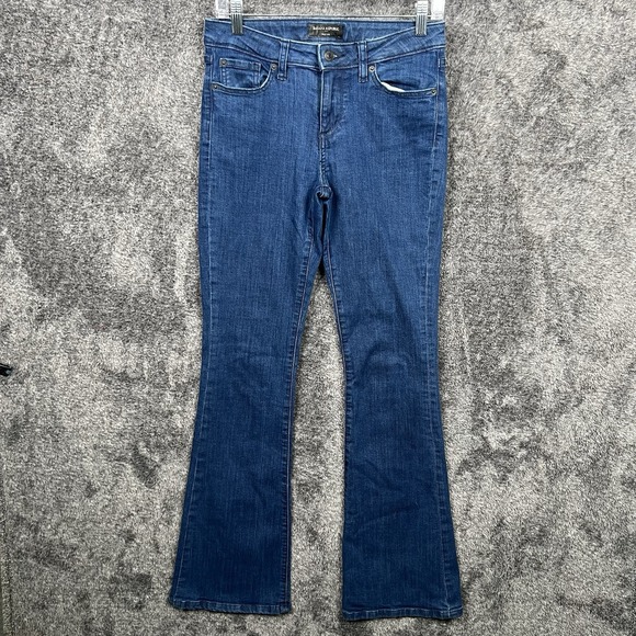 Banana Republic Denim - Banana Republic Stretch Jeans Womens 26/2 Classic Wide Leg Flare 30x33 Dark Wash